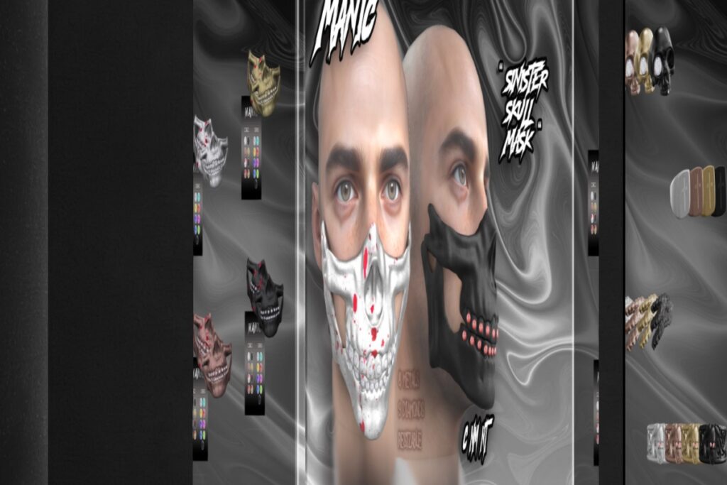 Sinister Skull Mask,  L$349