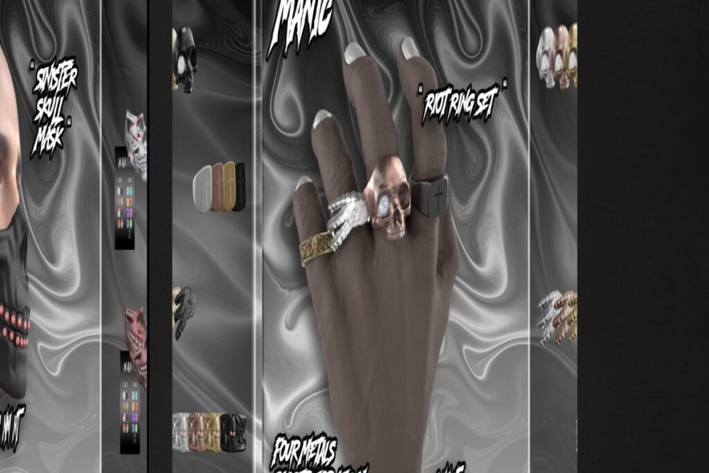 Riot Ring Set, L$249