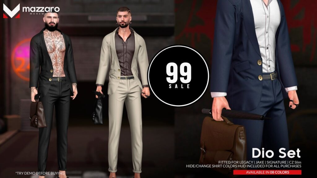 Dio Set - CZ Slim/Jake/Legacy/Signature	<a href="http://maps.secondlife.com/secondlife/Heartbreak/131/129/166" target="_blank">Teleport</a>