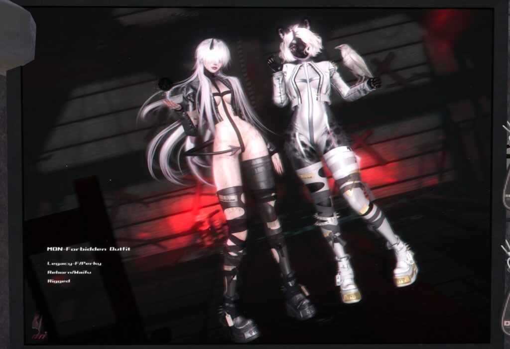 Forbidden Bodysuit, Jacket, Wrap, &amp; Boots - Legacy/Reborn/+mods, L$888-L$1688