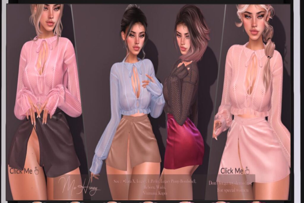 Zaira Top and Skirt - Inithium/Legacy/MaitreyaX/Nhumana/Reborn/+mods,L$280 each/L$1150 each FP