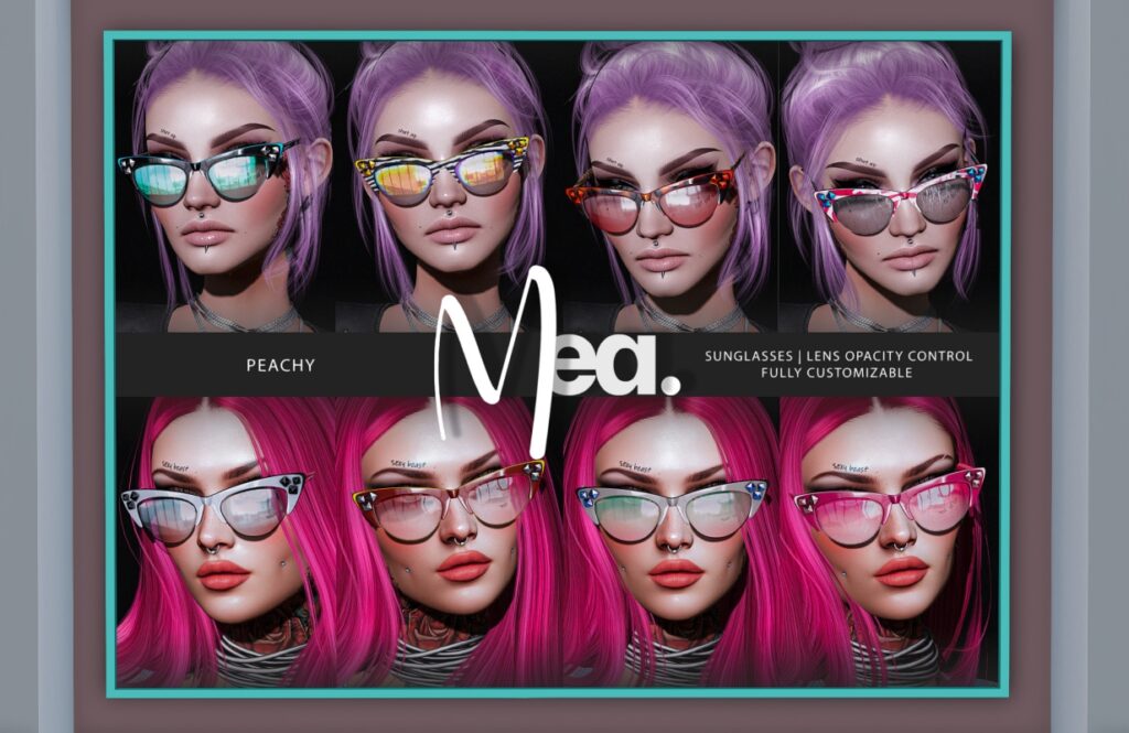 Peachy Sunglasses, L$399 FP