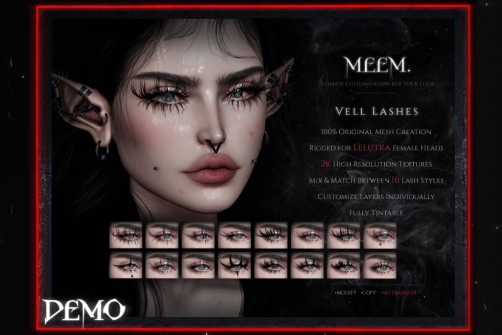 Vell Lashes - EvoX, L$999