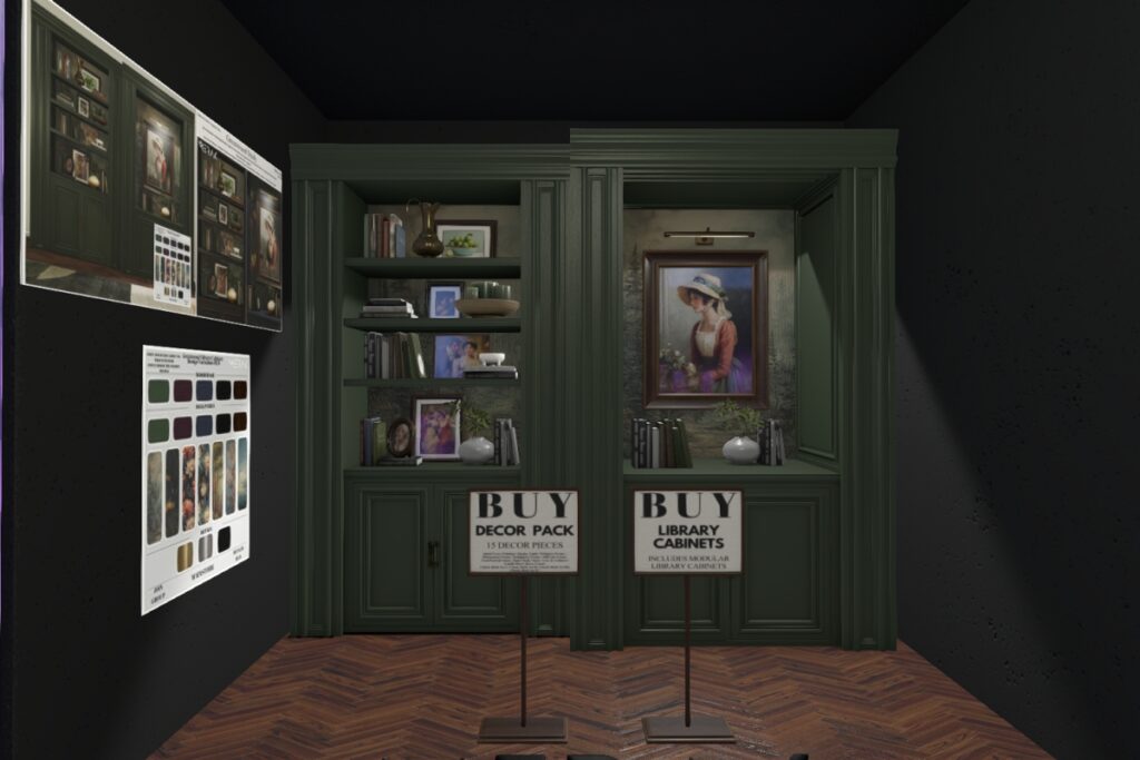 Greenwook Library Decor, L$499-L$599 each