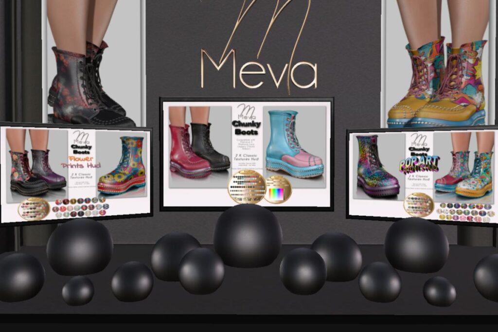 Chunky Boots - Legacy/Maitreya/Reborn/+mods, L$280 each/L$560 FP
