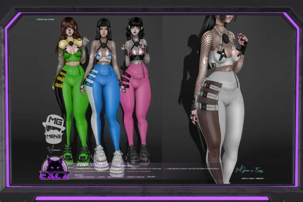 Kova Outfit - Legacy/MaitreyaX/Reborn/+mods, L$1200