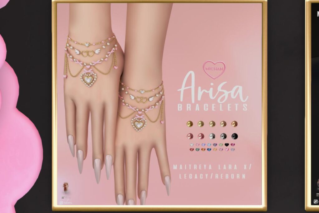 Arisa Bracelet - Legacy/MaitreyaX/Reborn, L$399 each/L$599 FP