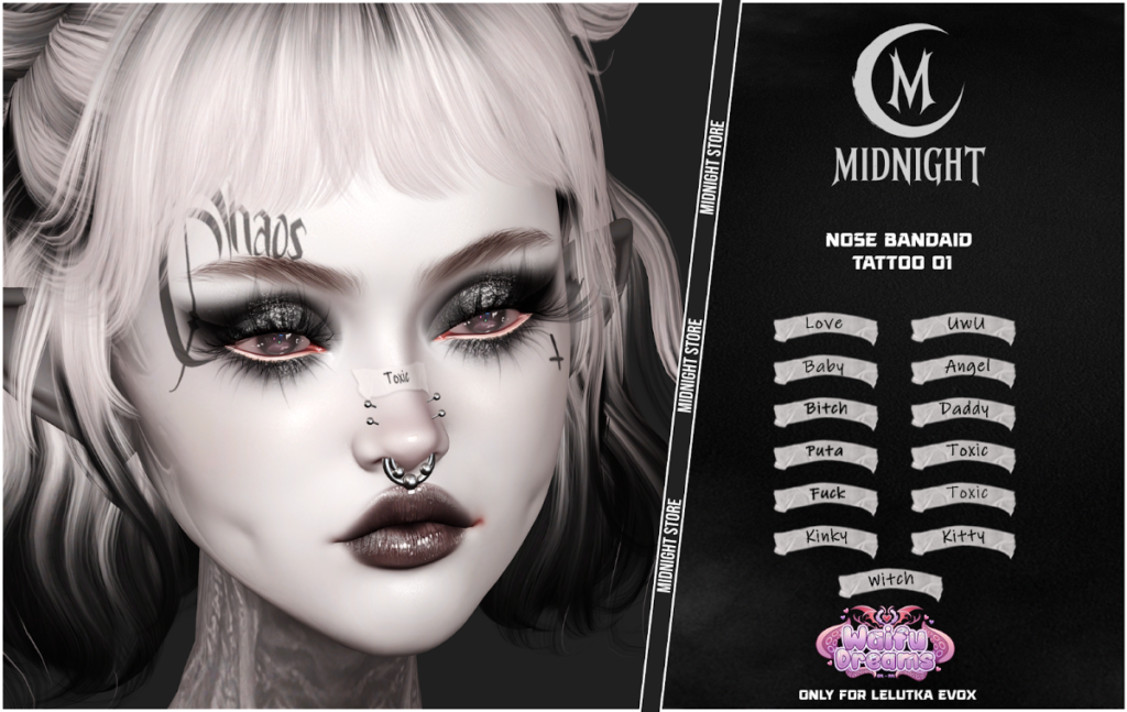 Nose Bandaid Tattoo 01 - EvoX