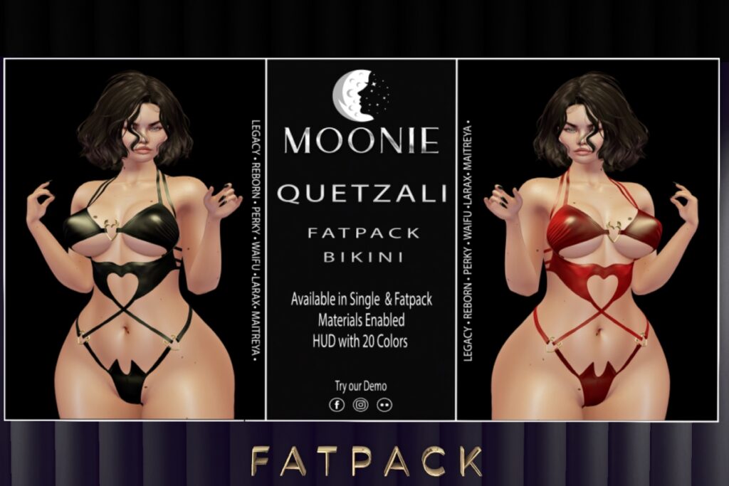 Quetzali Bodysuit - Legacy/Maitreya/Reborn/+mods, L$169 each/L$450 FP