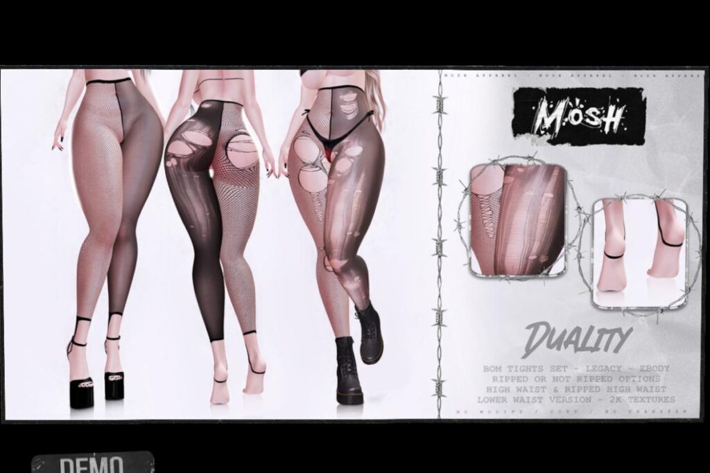 Duality Tights - - BOM for Legacy/Reborn/+mods, L$249