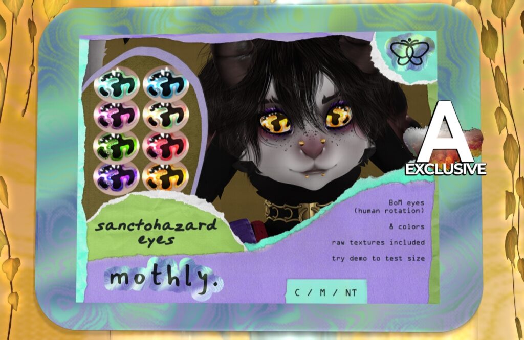 Sanctohazard Eyes, L$200 FP