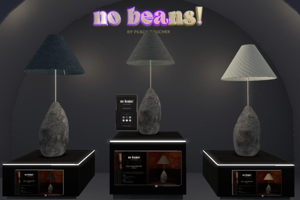 Wabi Sabi Floor Lamp, L$249 each/L$549 FP