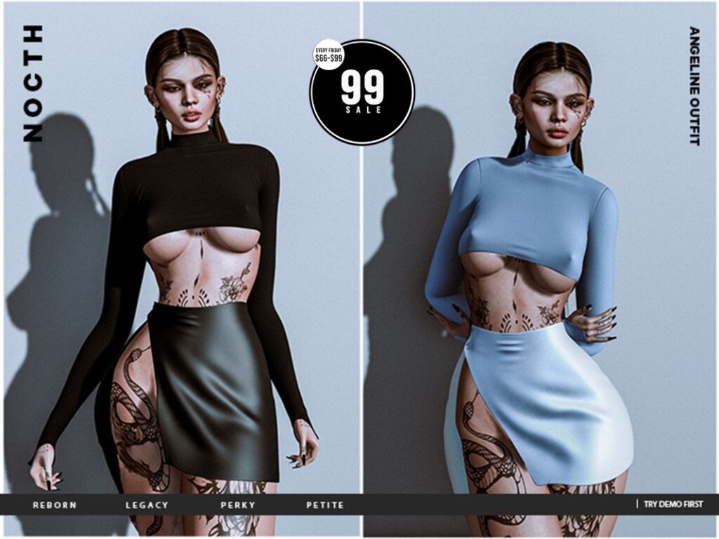 Angeline Outfit - Legacy/Reborn/+mods	<a href="http://maps.secondlife.com/secondlife/Farmington/149/7/1013" target="_blank">Teleport</a>