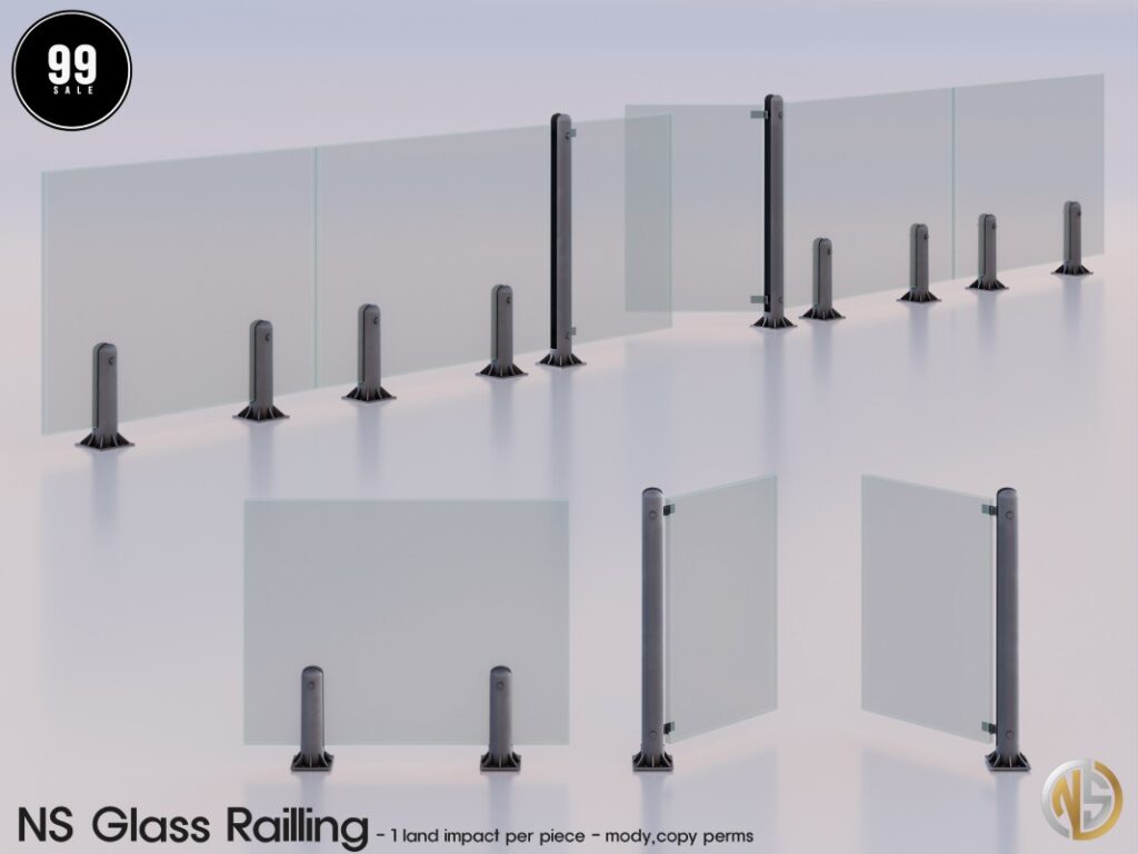 Glass Railing	<a href="http://maps.secondlife.com/secondlife/Magic%20Sky/192/134/2022" target="_blank">Teleport</a>