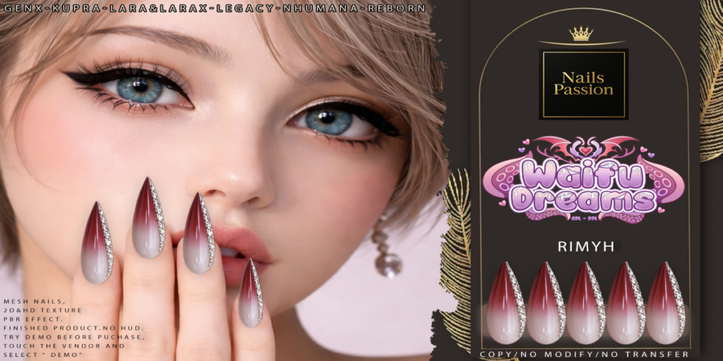Rimyh Nails - GenX/Inithium/Legacy/Maitreya/Nhuamana/Reborn/+mods