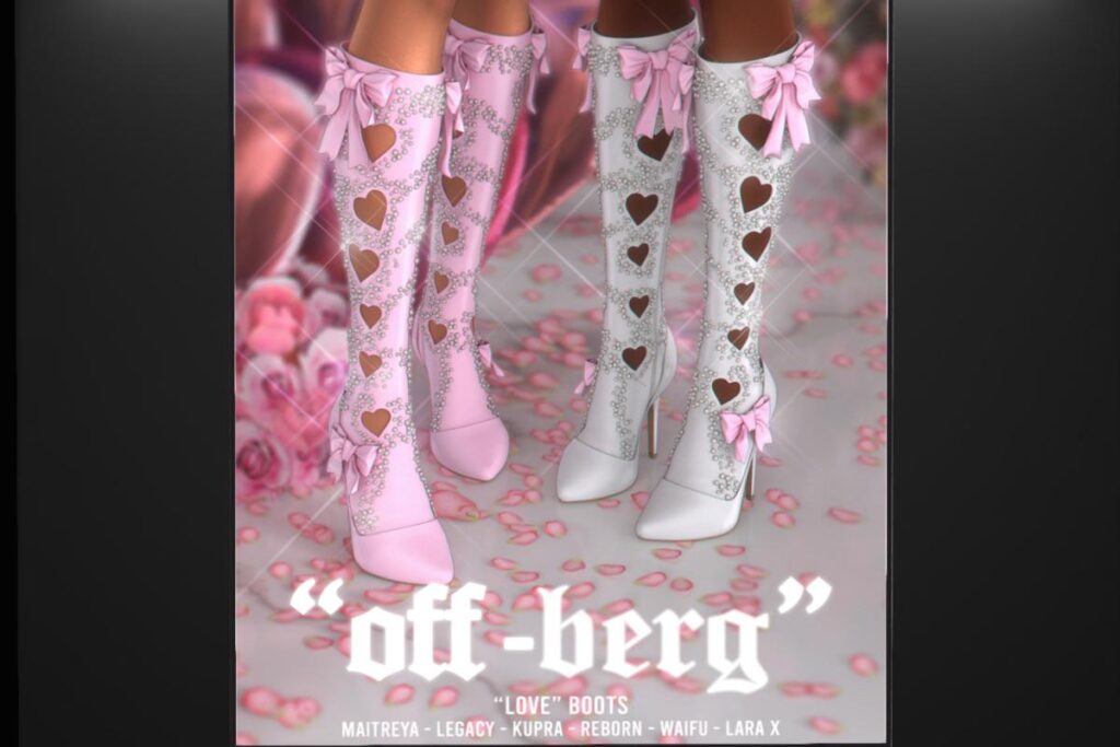 Love Boots - Inithium/Legacy/Maitreya/Reborn/+mods, L$199 each/L$899 FP