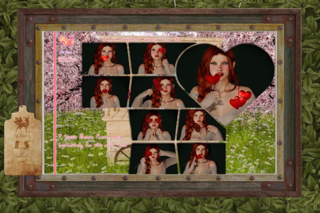 Sweet Valentine Pose Set, L$280