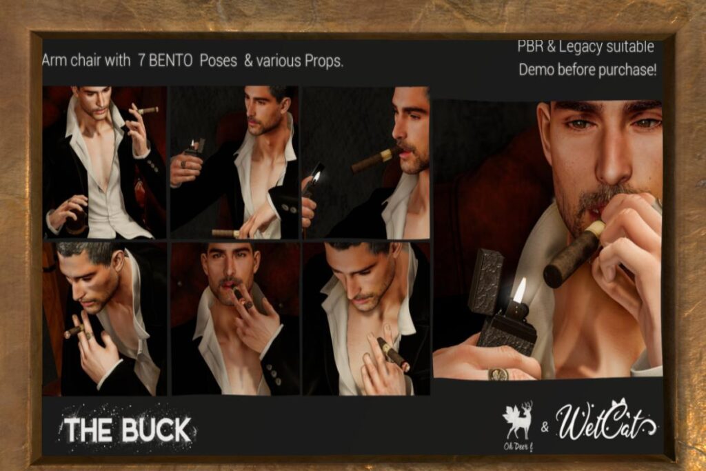 The Arm Chair and Table, L$490