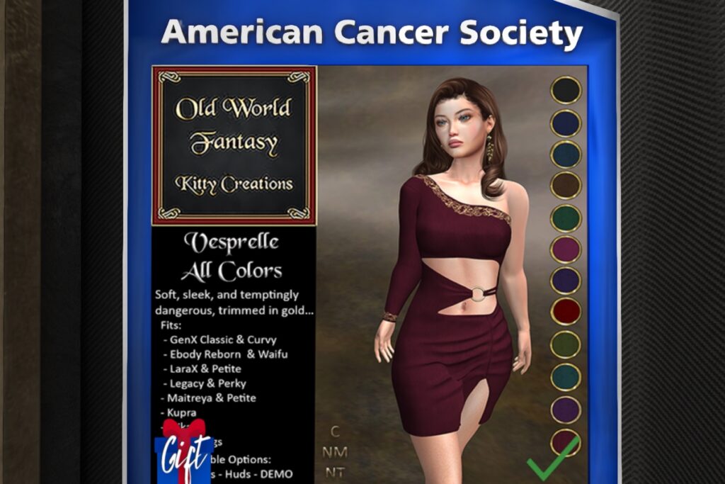 Vesprelle - GenX/Inithium/Legacy/Maitreya/Reborn/+mods, L$650