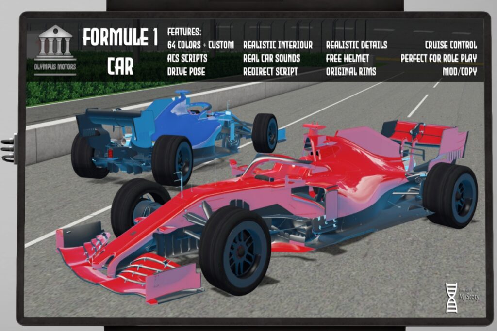 Formula 1 Car, L$999