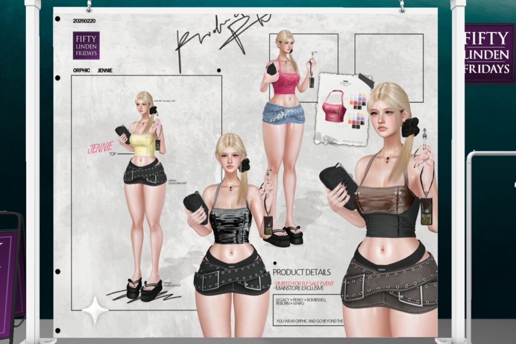 Jennie Set - Legacy/Reborn/+mods	<a href="http://maps.secondlife.com/secondlife/ORKOT/81/157/29" target="_blank">Teleport</a>