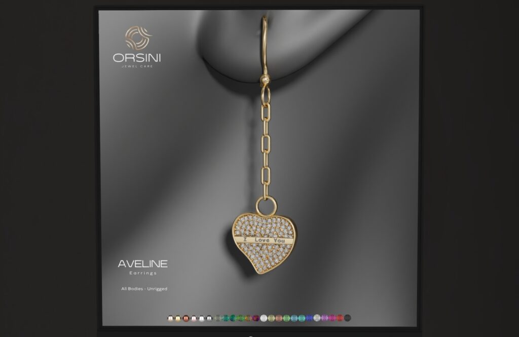 Aveline Earrings, L$289 FP