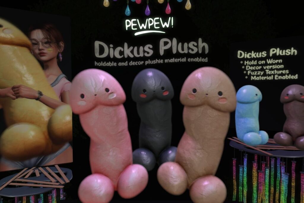 Dickus Plush, L$189 each/L$845 FP