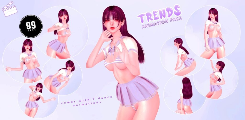Trends Animations	<a href="http://maps.secondlife.com/secondlife/VELOUR/200/203/1965" target="_blank">Teleport</a>