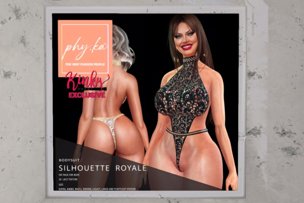 Silhouette Royale Body Suit - Inithium/Legacy/MaitreyaX/Reborn/+mods, L$499 each/L$1599 FP