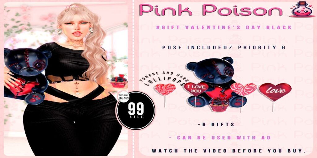 Valentine's Day Gifts Holdable Accessories	<a href="http://maps.secondlife.com/secondlife/Hyades/47/157/22" target="_blank">Teleport</a>