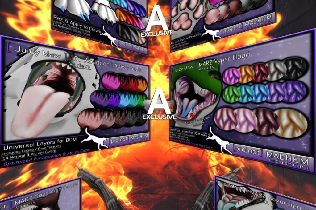 Juicy Maw - Abaddon/Abyss Gazer/Marz Vyper, L$499