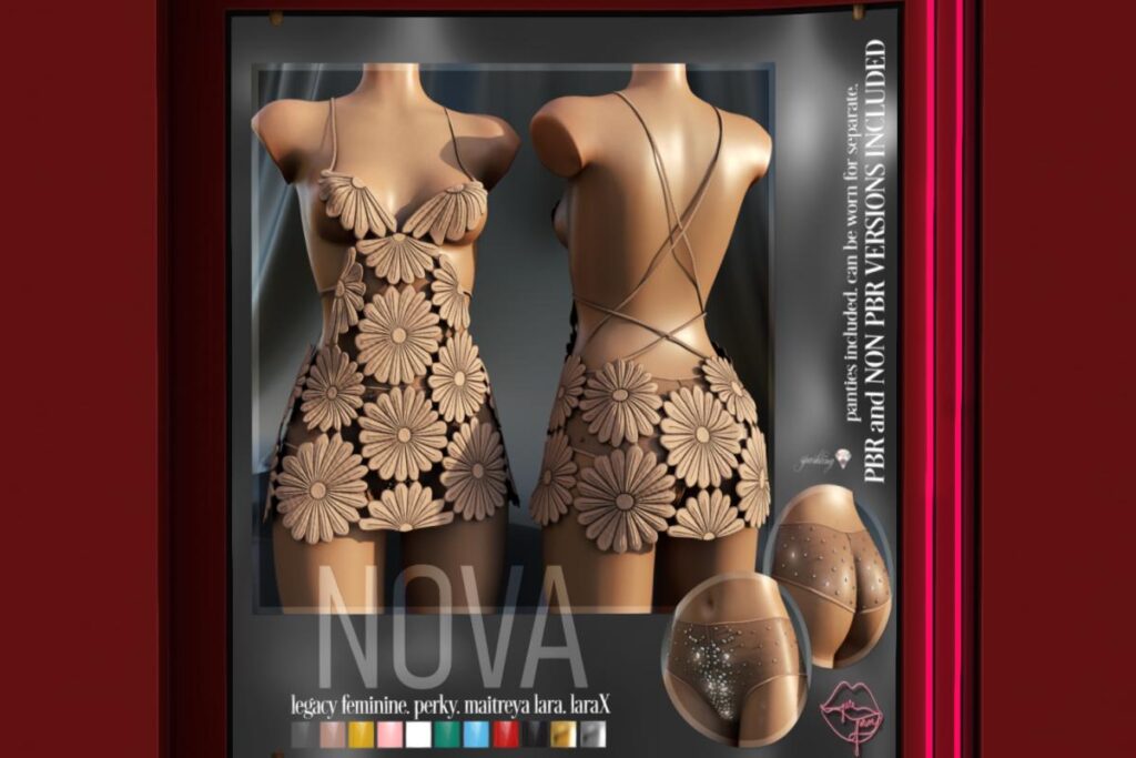 Nova Dress - Legacy/Maitreya/Reborn/+mods, L$699 each