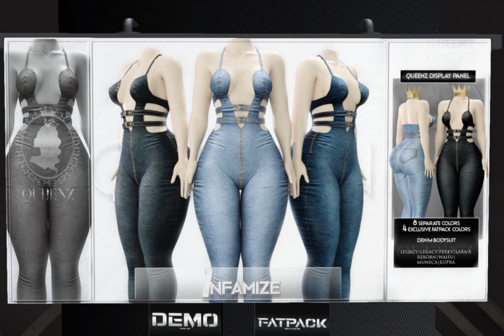 Imfamize Bodysuit - Inthium/Legacy/MaitreyaX/Muneca/Reborn/+mods, L$299 each/ L$1799 FP