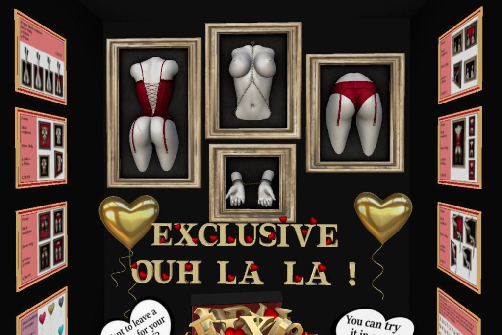 Human Framework Art, L$250-L$300 each