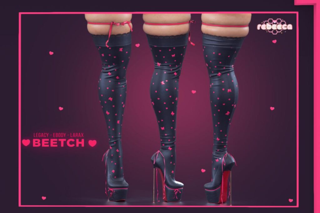 Beetch Socks &amp; Heels - Legacy/MaitreyaX/Reborn, L$349 each/L$1549 each FP