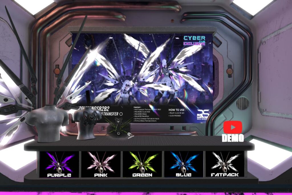 MechwingsR2B2, L$295 each/L$650 FP