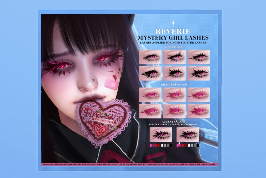 Mystery Girl Lashes - Void Flutter, L$320
