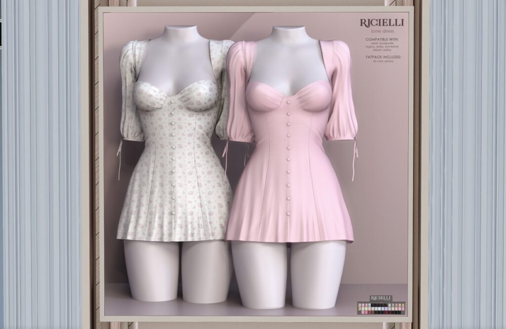 Ione Dress - Legacy/MaitreyaX/Reborn/+mods, L$329 each/L$1299 FP