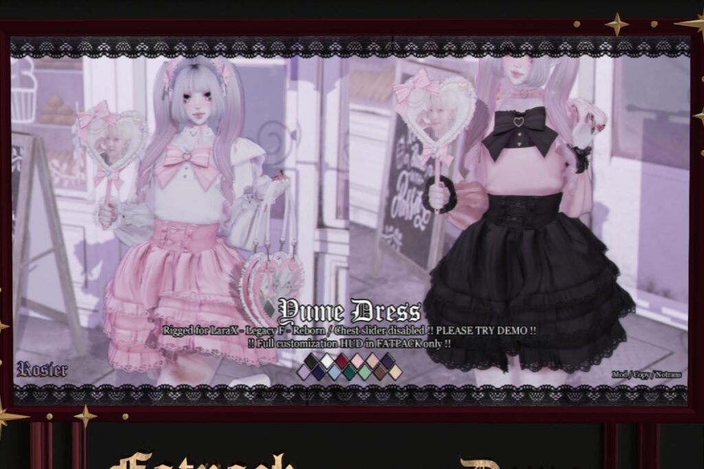 Yume Dress - Legacy/MaitreyaX/Reborn/+mods, L$279 each/L$1299 FP