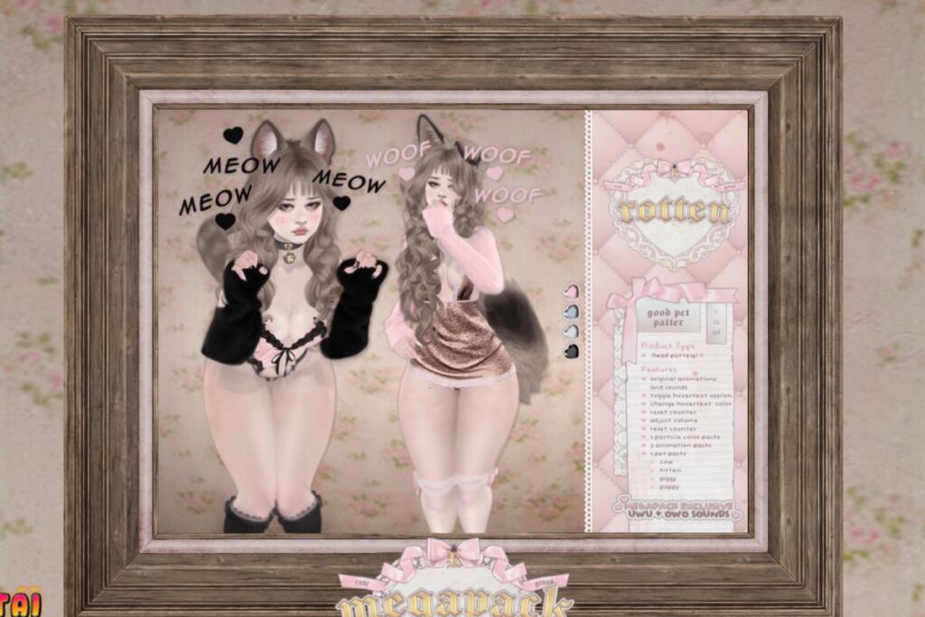 Good Pet Patter, L$499 each/L$699 each FP