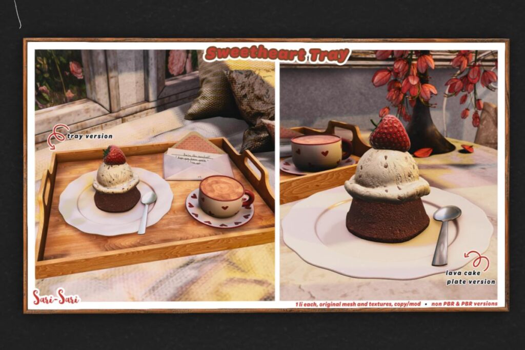 Sweetheart Tray, L$399