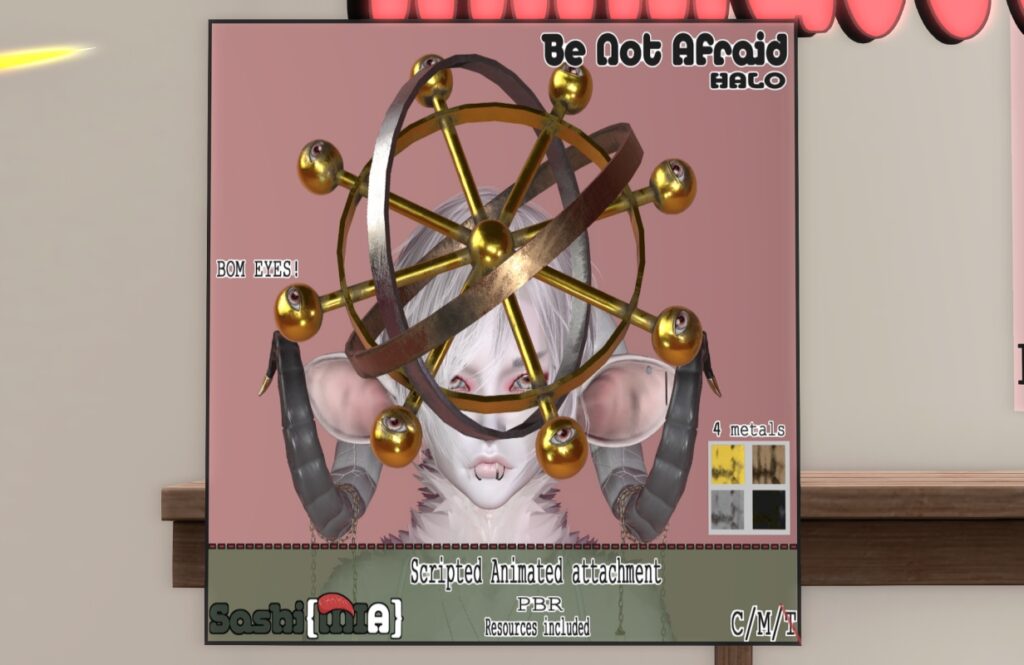 Be Not Afraid Halo, L$350 FP