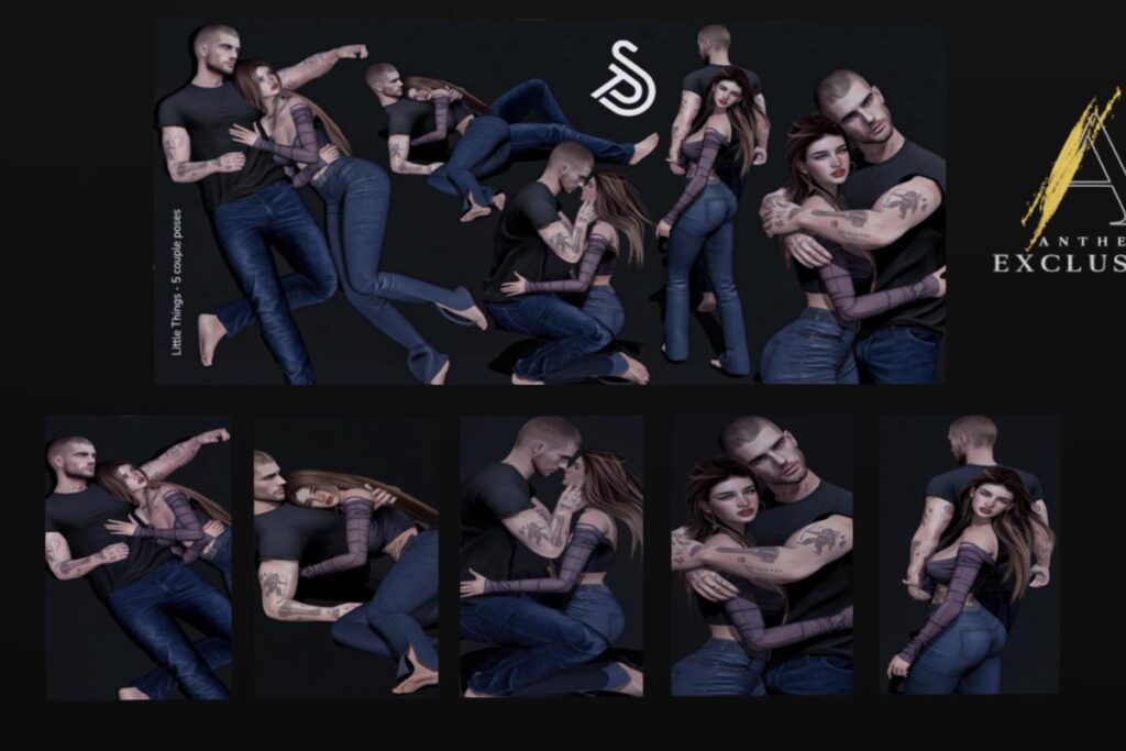 Little Things Poses, L$250 each/L$850 FP