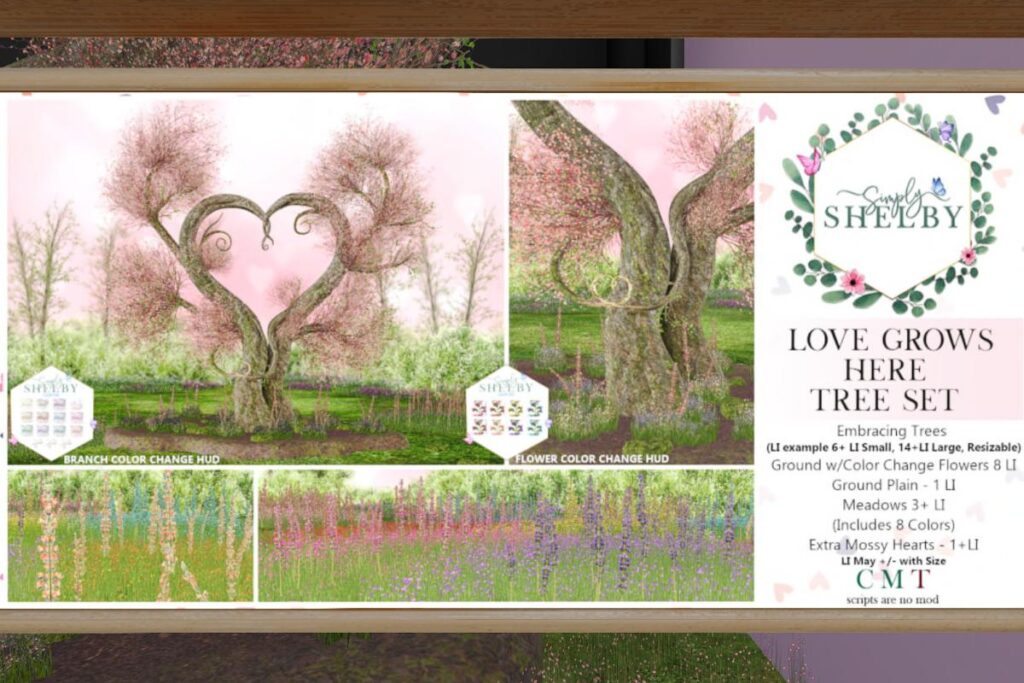 Love Grows Here Tree Set , L$424