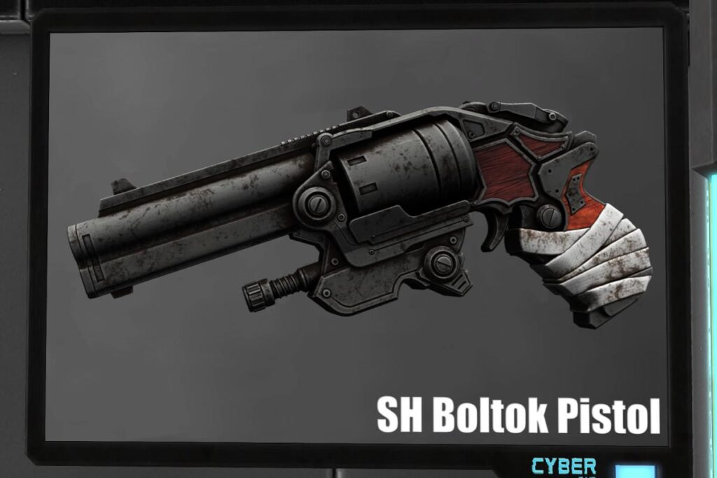 SH Boltok Pistol Props &amp; Skins, L$50-L$500 each