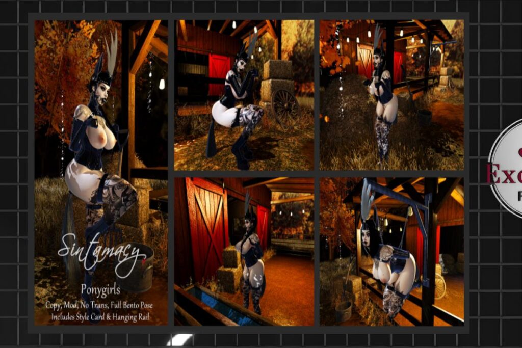 F35 - Ponygirls Poses and Props, L$350