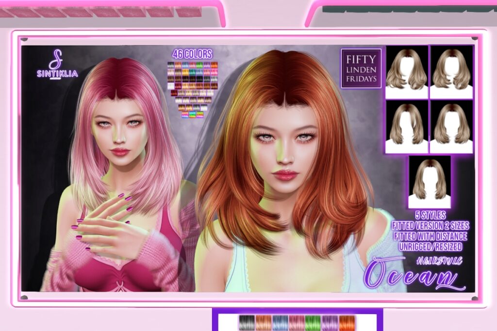 Ocean Hair	<a href="http://maps.secondlife.com/secondlife/Sintiklia/154/82/67" target="_blank">Teleport</a>