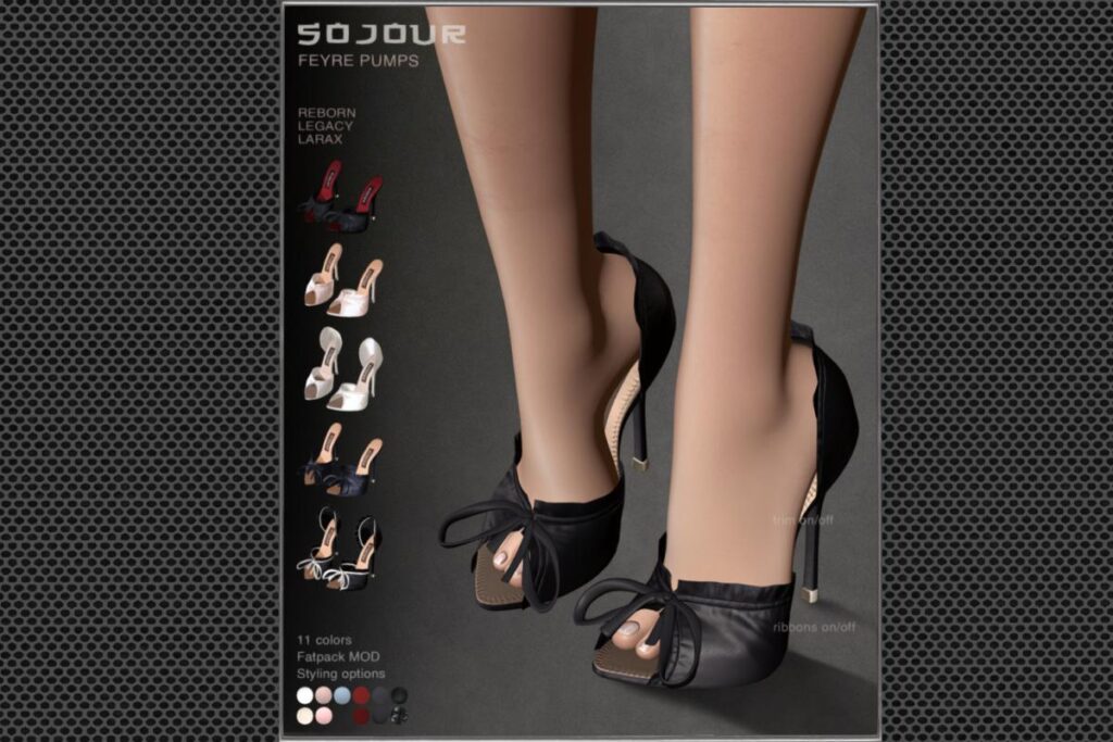 Feyre Pumps - Legacy/MaitreyaX/Reborn, L$249 each/L$1099 FP