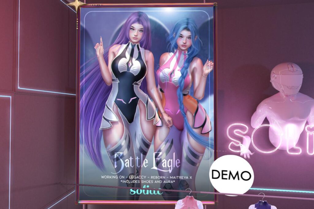 Battle Eagle Bodysuit - Legacy/MaitreyaX/Reborn, L$249 each/L$899 FP