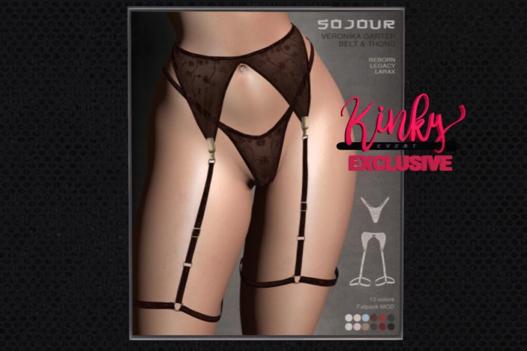 Veronika Garter Belt + Thong - Legacy/MaitreyaX/Reborn, L$249 each/L$1099 FP